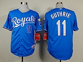 Kansas City Royals #11 Jeremy Guthrie Light Blue Jerseys,baseball caps,new era cap wholesale,wholesale hats