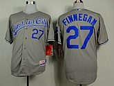 Kansas City Royals #27 Brandon Finnegan Gray Jerseys,baseball caps,new era cap wholesale,wholesale hats