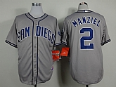 San Diego Padres #2 Manziel Gray Jerseys,baseball caps,new era cap wholesale,wholesale hats