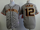 San Francisco Giants #12 Joe Panik 2014 Gray Throwback Jerseys,baseball caps,new era cap wholesale,wholesale hats
