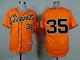 San Francisco Giants #35 Brandon Crawford Orange Jerseys,baseball caps,new era cap wholesale,wholesale hats