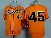 San Francisco Giants #45 Travis Ishikawa Orange Jerseys,baseball caps,new era cap wholesale,wholesale hats