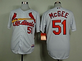 St. Louis Cardinals #51 Willie McGee White Cool Base Jerseys,baseball caps,new era cap wholesale,wholesale hats