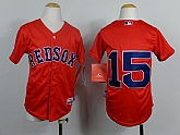 Youth Boston Red Sox #15 Pedroia Red Jerseys,baseball caps,new era cap wholesale,wholesale hats