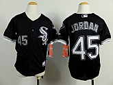Youth Chicago White Sox #45 Jordan Black Jerseys,baseball caps,new era cap wholesale,wholesale hats