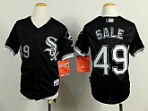 Youth Chicago White Sox #49 Chris Sale Black Jerseys,baseball caps,new era cap wholesale,wholesale hats
