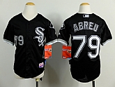 Youth Chicago White Sox #79 Jose Abreu Black Jerseys,baseball caps,new era cap wholesale,wholesale hats
