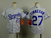 Youth Kansas City Royals #27 Finnegan White Jerseys,baseball caps,new era cap wholesale,wholesale hats