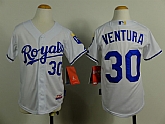 Youth Kansas Royals #30 Ventura White Jerseys,baseball caps,new era cap wholesale,wholesale hats