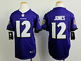 Youth Nike Baltimore Ravens #12 Jacoby Jones Purple Game Jerseys,baseball caps,new era cap wholesale,wholesale hats