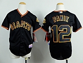 Youth San Francisco Giants #12 Joe Panik Black Jerseys,baseball caps,new era cap wholesale,wholesale hats