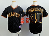 Youth San Francisco Giants #40 Madison Bumgarner Black Jerseys,baseball caps,new era cap wholesale,wholesale hats