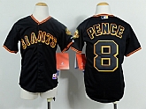 Youth San Francisco Giants #8 Hunter Pence Black Jerseys,baseball caps,new era cap wholesale,wholesale hats