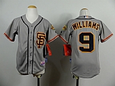 Youth San Francisco Giants #9 Williams Gray Jerseys,baseball caps,new era cap wholesale,wholesale hats