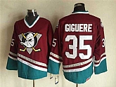 Anaheim Ducks #35 Giguere Red Throwback CCM Jerseys,baseball caps,new era cap wholesale,wholesale hats