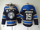 Blue Jackets #19 Johansen Dark Blue Stitched Hoodie,baseball caps,new era cap wholesale,wholesale hats