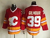 Calgary Flames #39 Gilmour Red-White Jerseys,baseball caps,new era cap wholesale,wholesale hats
