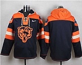 Men Nike Chicago Bears Customized Dark Blue Stitched Hoodie,baseball caps,new era cap wholesale,wholesale hats