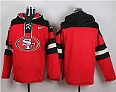 Men Nike San Francisco 49ers Customized Red Stitched Hoodie,baseball caps,new era cap wholesale,wholesale hats