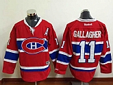 Montreal Canadiens #11 Brendan Gallagher Red Throwback CCM Jerseys,baseball caps,new era cap wholesale,wholesale hats