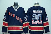 New York Rangers #20 Chris Kreider USA Flag Fashion Dark Blue Jerseys,baseball caps,new era cap wholesale,wholesale hats