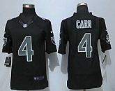 Nike Limited Oakland Raiders #4 Carr Impact Black Jerseys,baseball caps,new era cap wholesale,wholesale hats