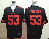 Nike San Francisco 49ers #53 NaVorro Bowman 2015 Black Game Jerseys,baseball caps,new era cap wholesale,wholesale hats