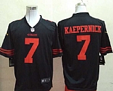 Nike San Francisco 49ers #7 Colin Kaepernick 2015 Black Game Jerseys,baseball caps,new era cap wholesale,wholesale hats
