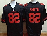 Nike San Francisco 49ers #82 Torrey Smith 2015 Black Game Jerseys,baseball caps,new era cap wholesale,wholesale hats