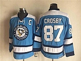 Pittsburgh Penguins #87 Sidney Crosby Blue CCM Throwback Jerseys,baseball caps,new era cap wholesale,wholesale hats
