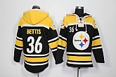 Pittsburgh Steelers #36 Jerome Bettis Black Stitched Hoodie,baseball caps,new era cap wholesale,wholesale hats