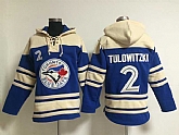 Toronto Blue Jays #2 Tulowitzki Blue Stitched Hoodie,baseball caps,new era cap wholesale,wholesale hats