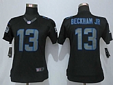 Womens Limited Nike New York Giants #13 Beckham JR Impact Black Jerseys,baseball caps,new era cap wholesale,wholesale hats