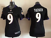 Womens Nike Baltimore Ravens #9 Justin Tucker Black Game Jerseys,baseball caps,new era cap wholesale,wholesale hats