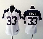 Womens Nike Dallas Cowboys #33 Dorsett White Thanksgiving Game Jerseys,baseball caps,new era cap wholesale,wholesale hats