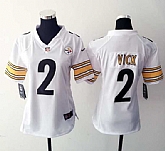 Womens Nike Pittsburgh Steelers #2 Vick White Game Jerseys,baseball caps,new era cap wholesale,wholesale hats