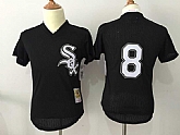 Chicago White Sox #8 Bo Jackson Throwback Black Jerseys,baseball caps,new era cap wholesale,wholesale hats