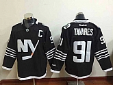 New York Islanders #91 John Tavares 2015 Black Jerseys,baseball caps,new era cap wholesale,wholesale hats