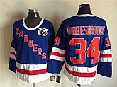 New York Rangers #34 Vanbiesbrouck 75TH CCM Throwback Blue Jerseys,baseball caps,new era cap wholesale,wholesale hats