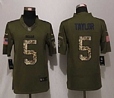 Nike Limited Buffalo Bills #5 Taylor Salute To Service Green Jerseys,baseball caps,new era cap wholesale,wholesale hats