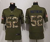 Nike Limited Green Bay Packers #52 Matthews Salute To Service Green Jerseys,baseball caps,new era cap wholesale,wholesale hats