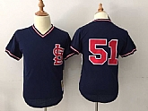 St.Louis Cardinals #51 Willie McGee Throwback Navy Blue Jerseys,baseball caps,new era cap wholesale,wholesale hats