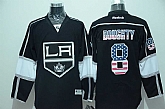 Los Angeles Kings #8 Drew Doughty USA Flag Fashion Black Jerseys,baseball caps,new era cap wholesale,wholesale hats