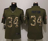 Nike Limited Chicago Bears #34 Payton Green Salute To Service Jerseys,baseball caps,new era cap wholesale,wholesale hats