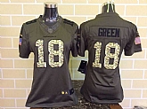 Womens Limited Nike Cincinnati Bengals #18 A.J. Green Green Salute To Service Jerseys,baseball caps,new era cap wholesale,wholesale hats