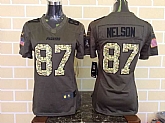 Womens Limited Nike Green Bay Packers #87 Nelson Salute To Service Green Jerseys,baseball caps,new era cap wholesale,wholesale hats