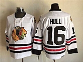 Chicago Blackhawks #16 Bobby Hull White Throwback CCM New Jerseys,baseball caps,new era cap wholesale,wholesale hats