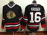 Chicago Blackhawks #16 Marcus Kruger Black Jerseys,baseball caps,new era cap wholesale,wholesale hats