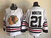 Chicago Blackhawks #21 Stan Mikita White Throwback CCM New Jerseys,baseball caps,new era cap wholesale,wholesale hats