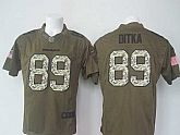 Nike Limited Chicago Bears #89 Mike Ditka Salute To Service Green Jerseys,baseball caps,new era cap wholesale,wholesale hats